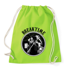 PRINTFASHION Szünet - Sportzsák, Tornazsák - Limezöld tornazsák