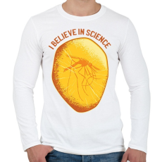 PRINTFASHION Szúnyog gyantában - Férfi hosszú ujjú póló - Fehér