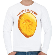 PRINTFASHION Szúnyog gyantában - Férfi pulóver - Fehér