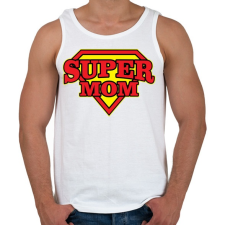 PRINTFASHION Szuper Anya - Férfi atléta - Fehér atléta, trikó