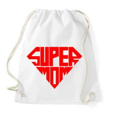 PRINTFASHION Szuper Anya - Sportzsák, Tornazsák - Fehér tornazsák