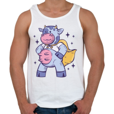 PRINTFASHION Szuper tehén - Férfi atléta - Fehér atléta, trikó