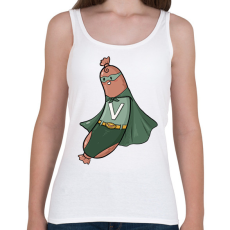 PRINTFASHION Szuper virsli - Női atléta - Fehér