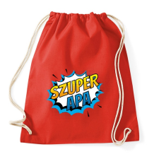 PRINTFASHION SzuperApa! - Sportzsák, Tornazsák - Piros tornazsák