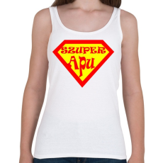 PRINTFASHION Szuperapu - Női atléta - Fehér