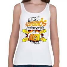 PRINTFASHION Szuperhős apa - Női atléta - Fehér női trikó