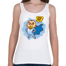 PRINTFASHION Szuperhős baba - Női atléta - Fehér