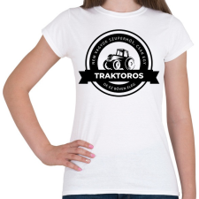 PRINTFASHION Szuperhős traktoros - Női póló - Fehér női póló