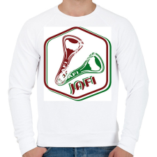 PRINTFASHION szurkolói sörbontó - Férfi pulóver - Fehér férfi pulóver, kardigán