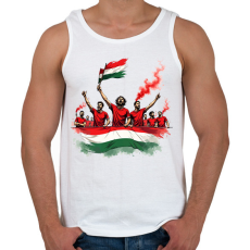 PRINTFASHION Szurkolók - Férfi atléta - Fehér