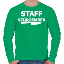 PRINTFASHION Szúróember - Férfi pulóver - Zöld férfi pulóver, kardigán