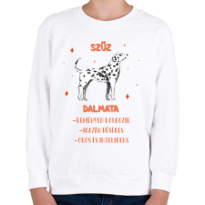 PRINTFASHION Szűz - Dalmata - Gyerek pulóver - Fehér gyerek pulóver, kardigán