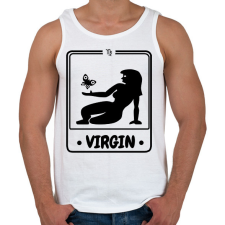 PRINTFASHION szűz - Férfi atléta - Fehér atléta, trikó