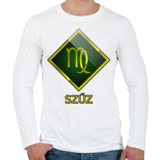 PRINTFASHION Szűz - Férfi hosszú ujjú póló - Fehér