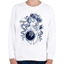 PRINTFASHION szűz - Gyerek pulóver - Fehér gyerek pulóver, kardigán