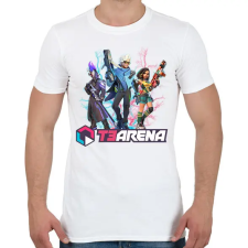 PRINTFASHION T3 Arena - Férfi póló - Fehér férfi póló