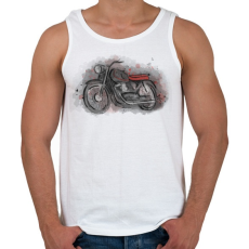PRINTFASHION t5 - Férfi atléta - Fehér