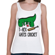 PRINTFASHION T-rex hates cricket - Női atléta - Fehér