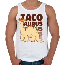 PRINTFASHION Tacosaurus - Férfi atléta - Fehér