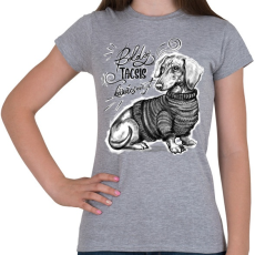 PRINTFASHION tacsi1 - Női póló - Sport szürke