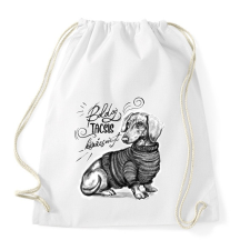 PRINTFASHION tacsi1 - Sportzsák, Tornazsák - Fehér tornazsák