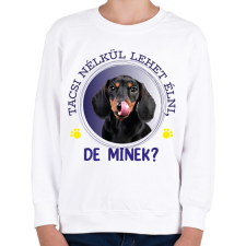 PRINTFASHION Tacsi nélkül lehet élni, de minek? - Gyerek pulóver - Fehér gyerek pulóver, kardigán