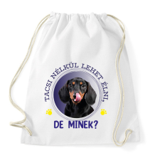 PRINTFASHION Tacsi nélkül lehet élni, de minek? - Sportzsák, Tornazsák - Fehér tornazsák