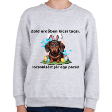 PRINTFASHION tacsi vers - Gyerek pulóver - Sport szürke