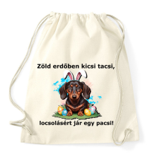 PRINTFASHION tacsi vers - Sportzsák, Tornazsák - Natúr tornazsák