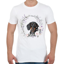 PRINTFASHION tacsi virágokkal - Férfi póló - Fehér férfi póló