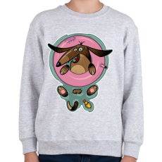 PRINTFASHION Tacsi zacsi - Gyerek pulóver - Sport szürke