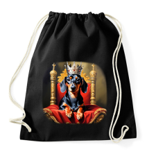 PRINTFASHION TACSIKIRÁLY - Sportzsák, Tornazsák - Fekete tornazsák