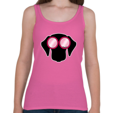 PRINTFASHION Tacskó pink napszemüvegben - Női atléta - Rózsaszín
