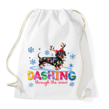 PRINTFASHION Tacskó - Sportzsák, Tornazsák - Fehér tornazsák