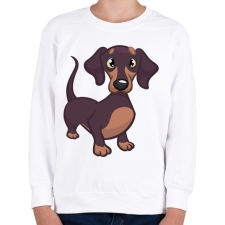 PRINTFASHION Tacskós póló - Gyerek pulóver - Fehér gyerek pulóver, kardigán