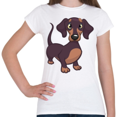 PRINTFASHION Tacskós póló - Női póló - Fehér