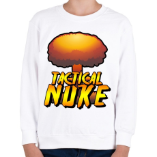 PRINTFASHION Tactical Nuke - Gyerek pulóver - Fehér