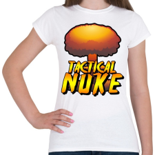 PRINTFASHION Tactical Nuke - Női póló - Fehér női póló