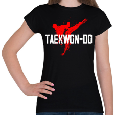 PRINTFASHION Taekwon-do - Női póló - Fekete női póló