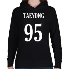 PRINTFASHION Taeyong 95 - Női kapucnis pulóver - Fekete