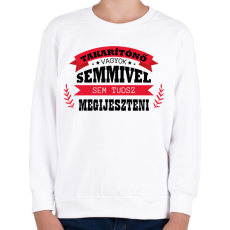 PRINTFASHION Takarítónő vagyok - Gyerek pulóver - Fehér