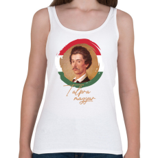 PRINTFASHION Talpra magyar - Petőfi - Női atléta - Fehér