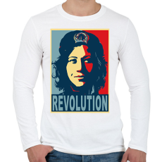PRINTFASHION tamara_gevara01_2 - Férfi hosszú ujjú póló - Fehér
