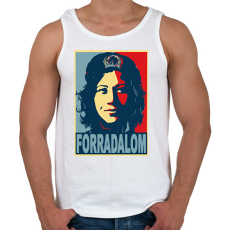 PRINTFASHION tamara_gevara01_3 - Férfi atléta - Fehér