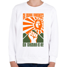 PRINTFASHION tamara_gevara02_2Q - Gyerek pulóver - Fehér