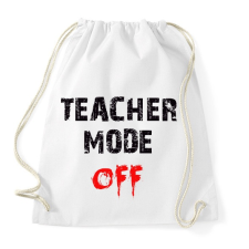 PRINTFASHION TANÁR MÓD KI - Sportzsák, Tornazsák - Fehér tornazsák