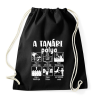 PRINTFASHION Tanári pálya mások szerint - Sportzsák, Tornazsák - Fekete