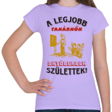 PRINTFASHION Tanárnő szülinapja színes - Női póló - Viola