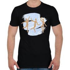 PRINTFASHION Tánc - Férfi póló - Fekete férfi póló