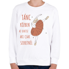 PRINTFASHION Tánc közben - Gyerek pulóver - Fehér gyerek pulóver, kardigán